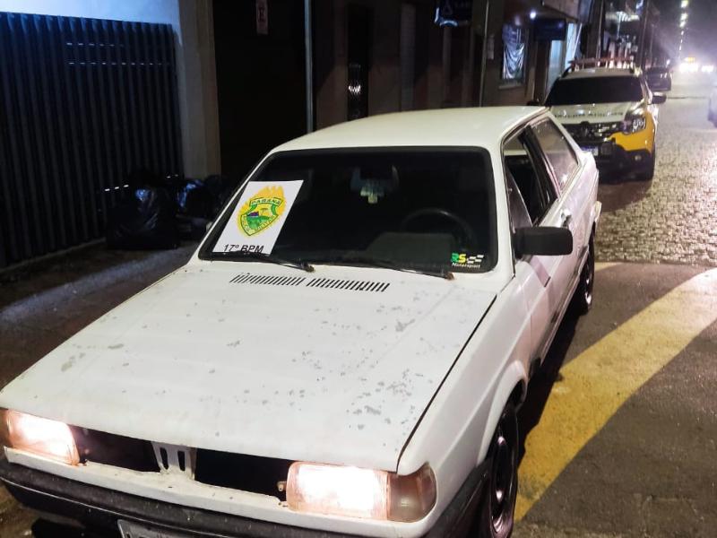 Polícia Militar recupera Voyage com alerta de furto no bairro Cercadinho 