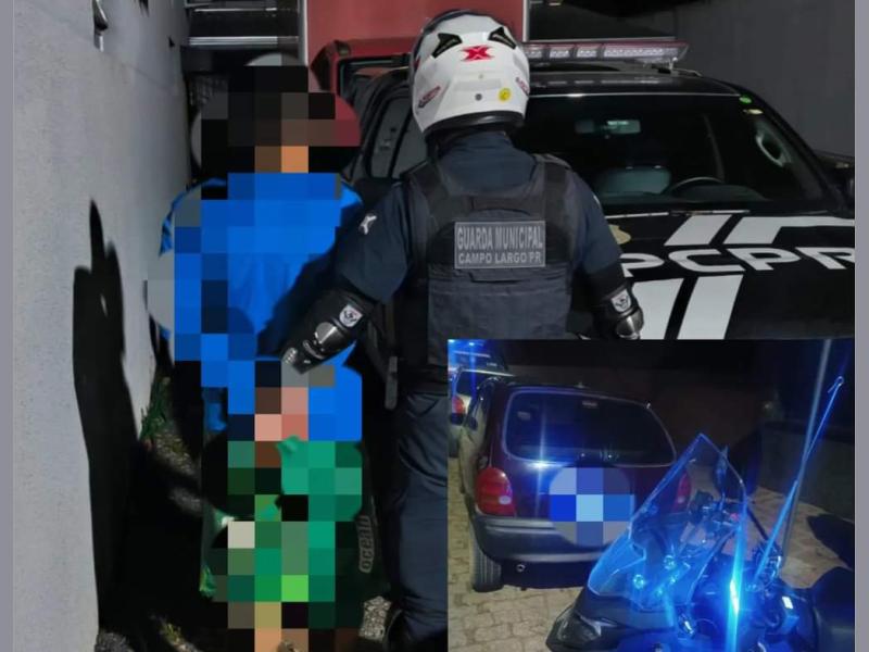 CIOSP detecta entrada de veículo com alerta de furto e GMCL realiza a abordagem 