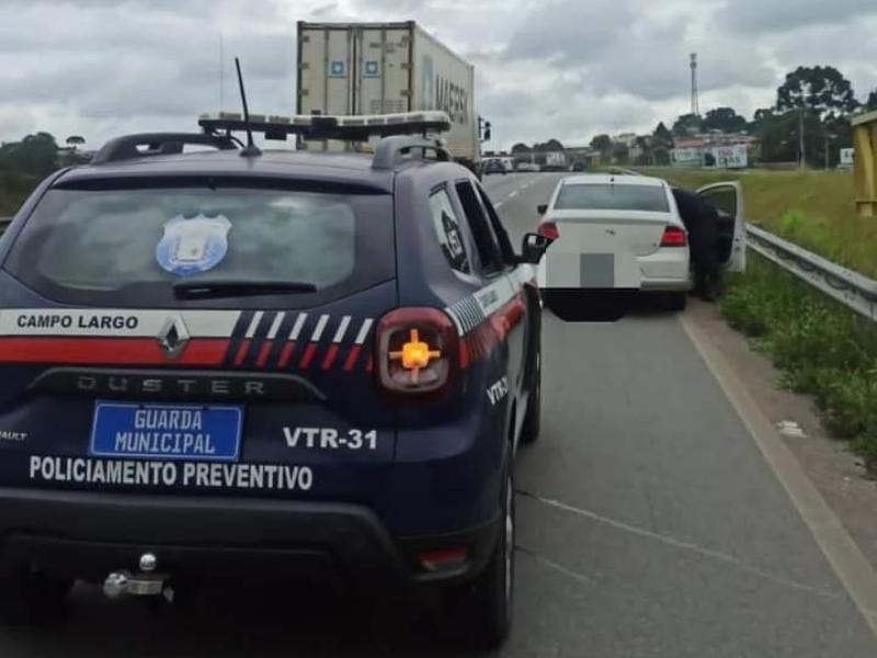 Guarda Municipal cumpre Mandado Judicial em abordagem na BR-277 