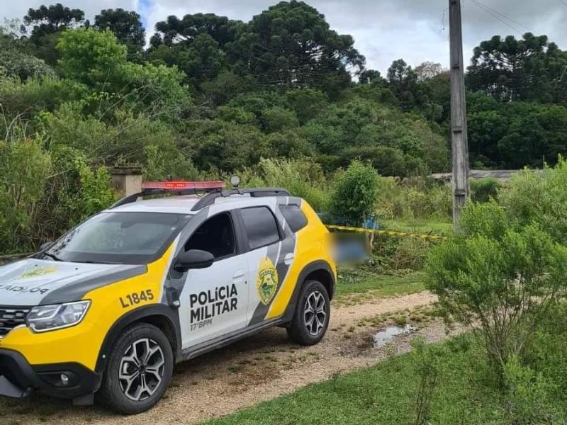 Trabalhador é encontrado morto em frente a chácara no Distrito do Bugre, em Balsa Nova