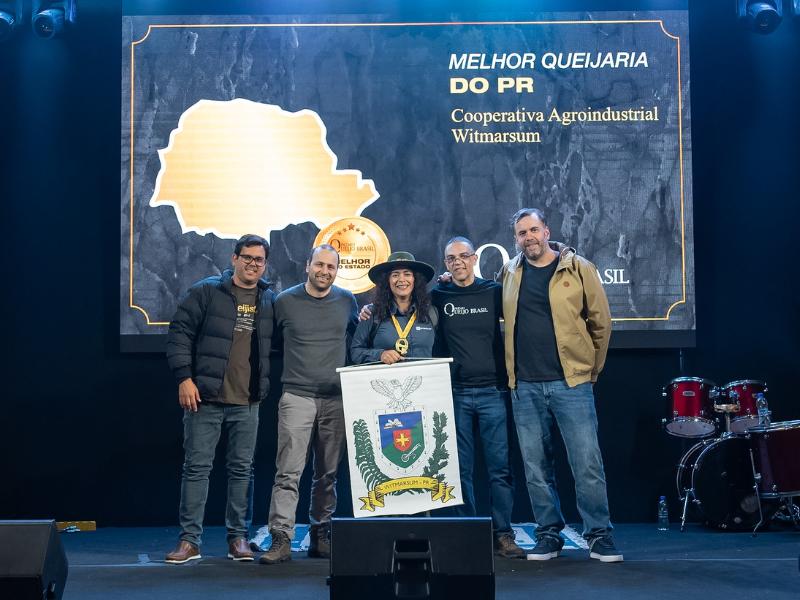 Prêmio Queijo Brasil 2024: Cooperativa Witmarsum conquista título de melhor queijaria do Paraná
