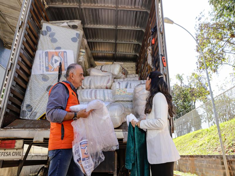 Paraná envia mais de 190 toneladas de donativos para o Rio Grande do Sul