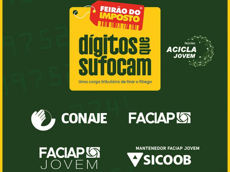 Núcleo Acicla Jovem fará três eventos de conscientização sobre impostos na campanha “Dígitos que Sufocam”