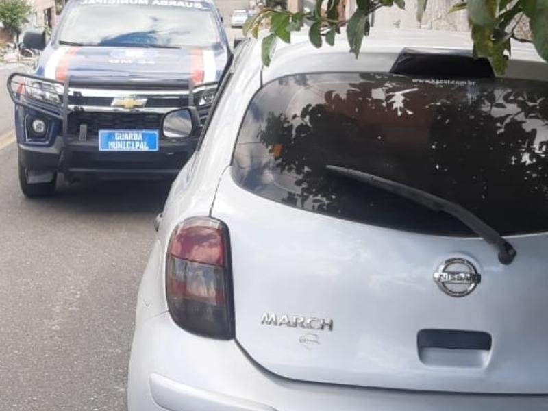 Veículo com alerta de roubo é recuperado pela Guarda Municipal de Campo Largo 