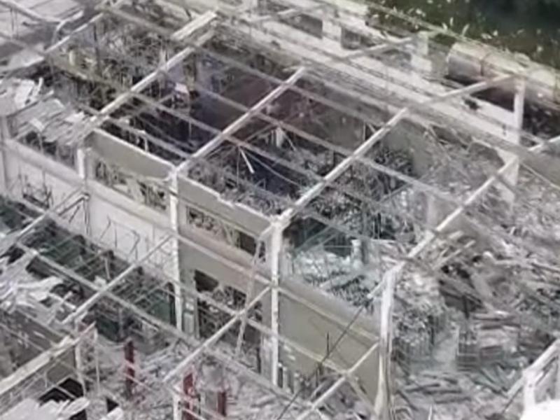 Imagens aéreas mostram o grande estrago na indústria química após a explosão em Campo Largo