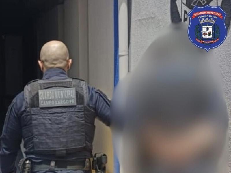 Homem procurado por homicídio é preso no centro de Campo Largo pela GMCL