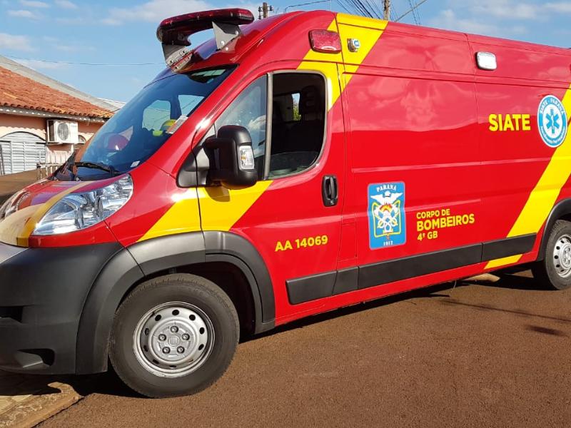 Motociclista fica ferido em colisão com automóvel em Campo Largo
