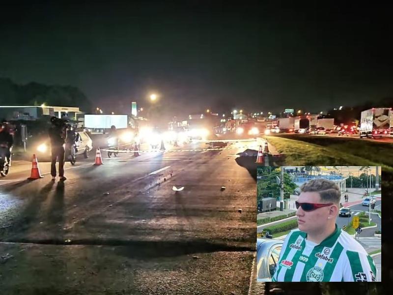 Jovem estudante de Campo Largo morre em trágico acidente na BR-376