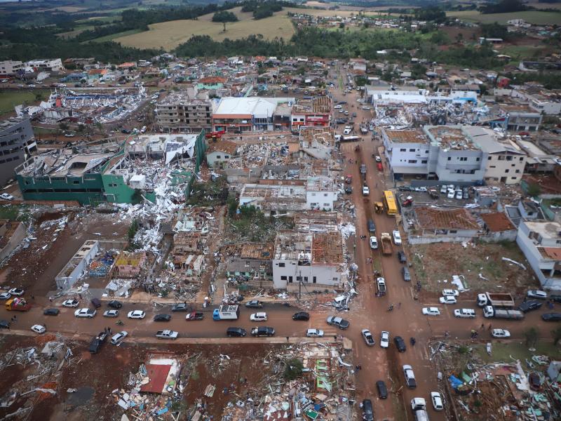 Campo Largo mobiliza campanha de arrecadação para famílias atingidas por tornado em Rio Bonito do Iguaçu
