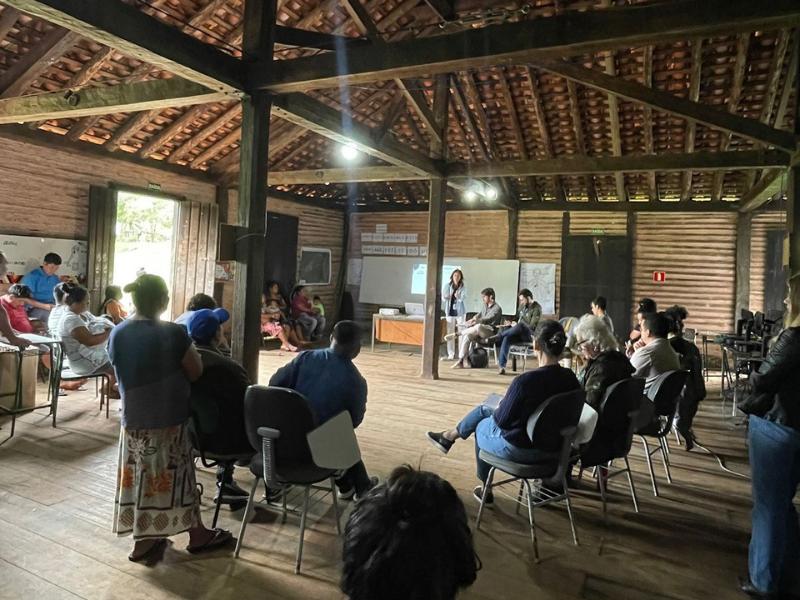 MPPR acompanha aldeia Kaingang Kokunh Já Má na apresentação de plano ambiental e no início do projeto de novas moradias