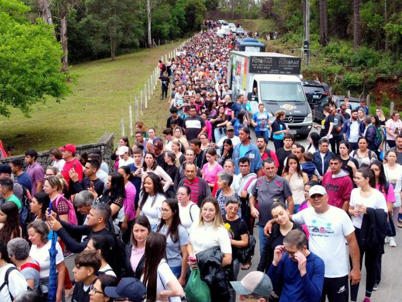 43ª Romaria em louvor à Nossa Senhora Aparecida até o Taquaral acontece neste domingo (12)