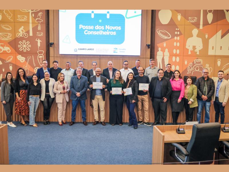 Posse dos Conselheiros Tutelares é realizada no Plenário da Câmara de Campo Largo 