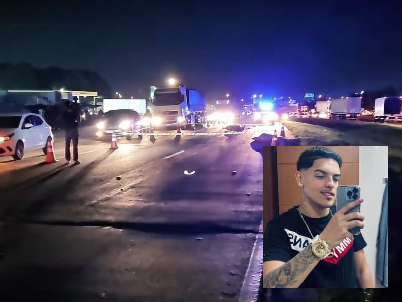 Garupa de moto envolvido em acidente no Contorno Sul morre sete dias após colisão