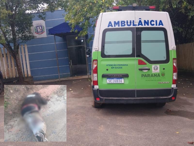 Homem em situação de rua é encontrado esfaqueado em estrada rural no interior do município de Campo Largo