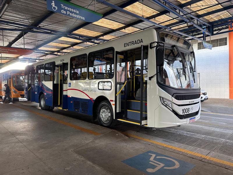 Campo Largo inicia operação de novo contrato do transporte público nesta sexta-feira (16)