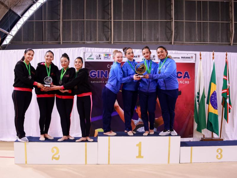 Ginástica Rítmica de Campo Largo conquista 1º lugar por equipes