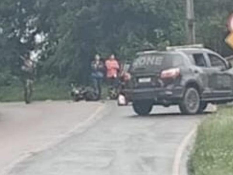 Motocicleta colide com automóvel durante fuga equivocada da RONE em Campo Largo