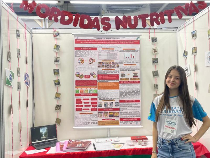 Estudante cria petisco sustentável para cães e conquista prêmios nacionais em iniciação científica