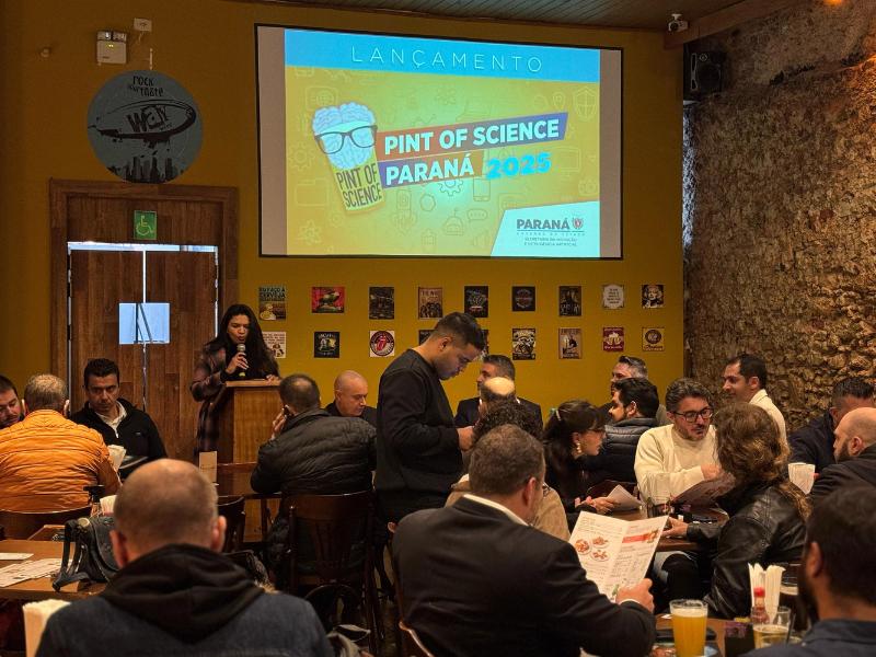 Campo Largo recebe evento Pint of Science nos dias 19, 20 e 21 de maio