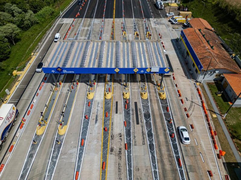 Reajuste da tarifa nas praças da Via Araucária inicia às 0h desta quinta-feira (28)