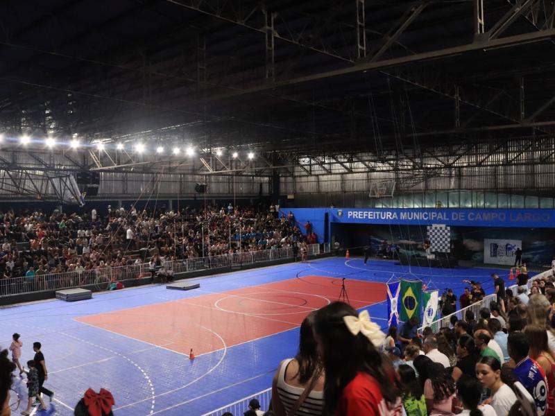 Cerimônia de abertura celebra a fase municipal dos Jogos Escolares do Paraná (JEPs) em Campo Largo