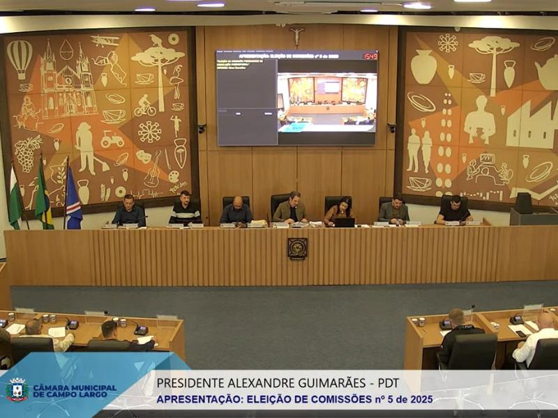 Nova Comissão de Legislação Participativa é eleita na Câmara de Campo Largo e gera debate entre vereadores