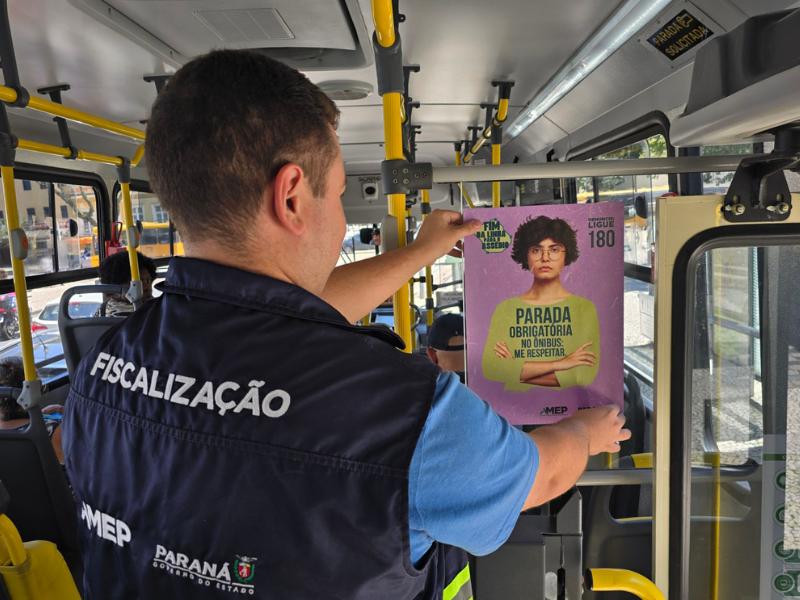 Fim da linha: Amep lança campanha contra o assédio no transporte coletivo da RMC