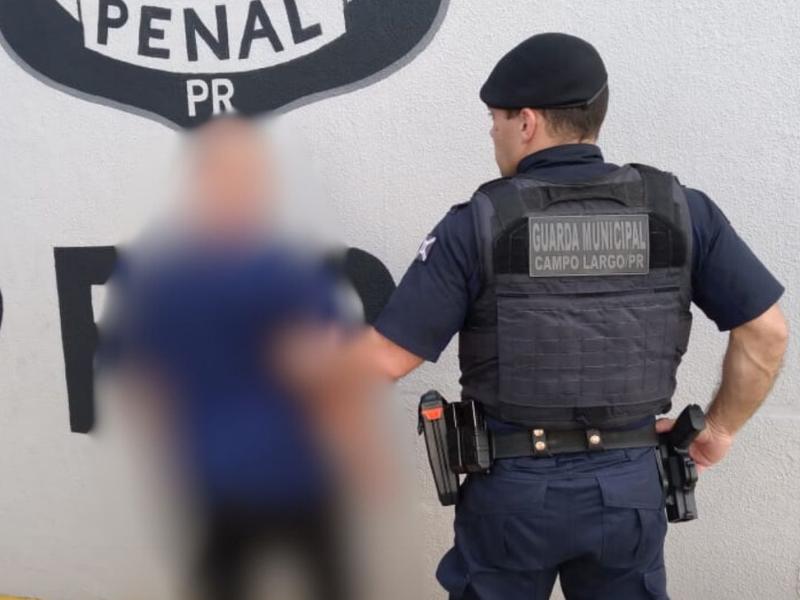 Procurado por homicídio é preso pela Guarda Municipal de Campo Largo