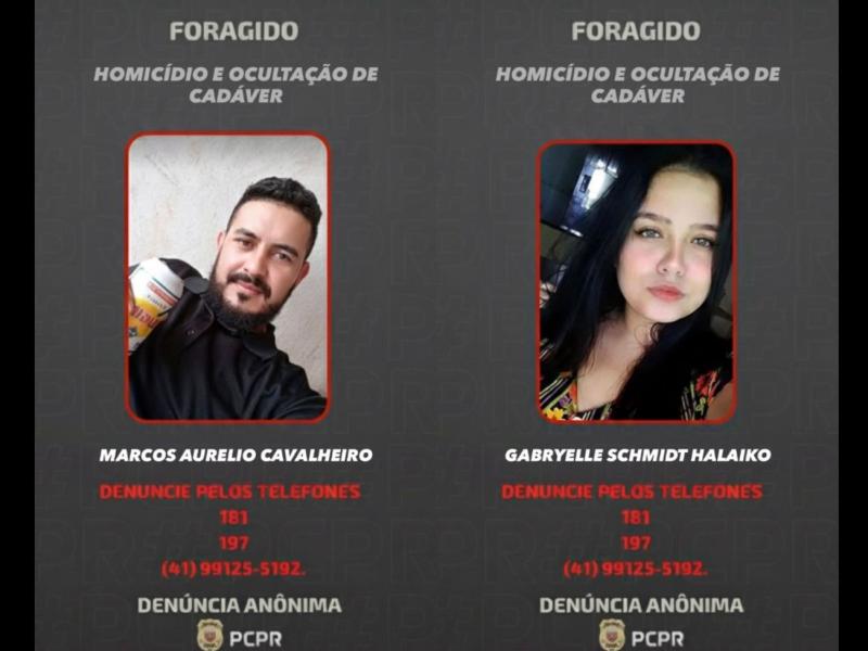 Polícia Civil divulga fotos de suspeitos envolvidos no desaparecimento de jovem em Balsa Nova