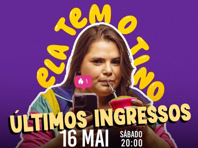 Humorista gaúcha Ivangélica apresenta show irreverente Casa da Cultura dia 16 com sessão extra