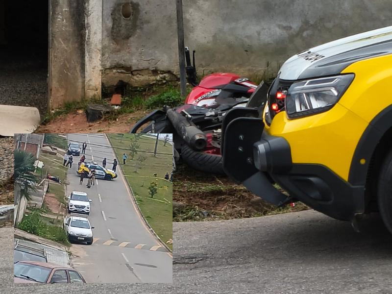 Jovem é executado a tiros após ter motocicleta atingida por veículo no Gorski
