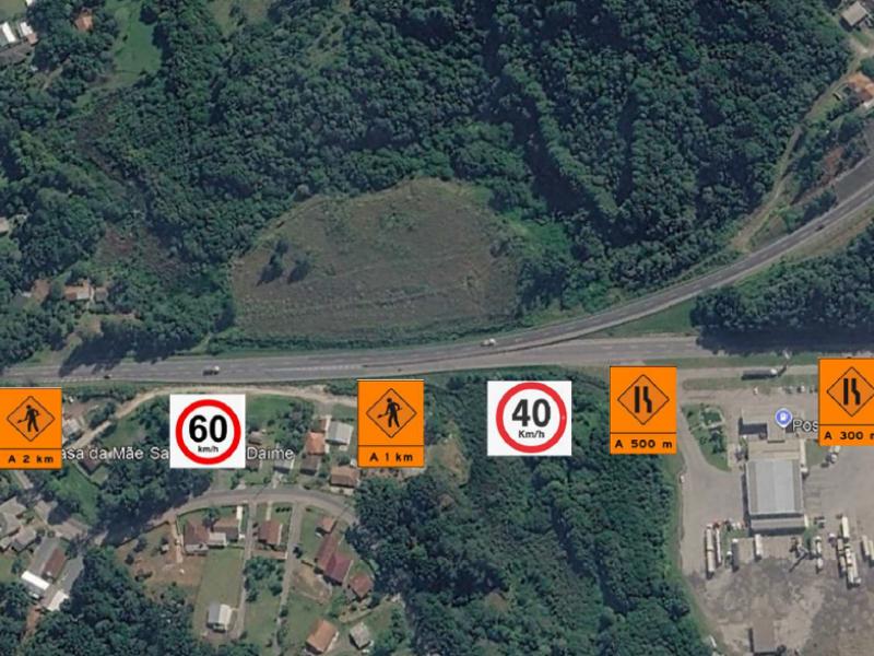 PR-423 terá interdição de faixa para reforço estrutural de viaduto