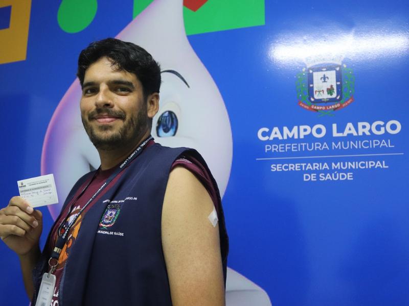 Profissionais da saúde de Campo Largo começam a receber vacina contra a dengue do Butantan