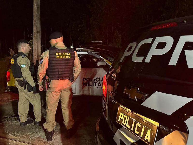 Campo Largo é alvo de operação da PCPR contra tráfico de armas e drogas