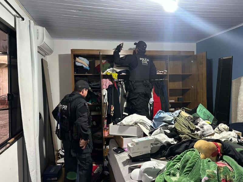 PCPR cumpre 18 ordens judiciais contra grupo investigado por roubos de cargas em Campo Largo