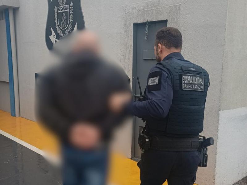 Guarda Municipal prende foragido da Justiça em Campo Largo