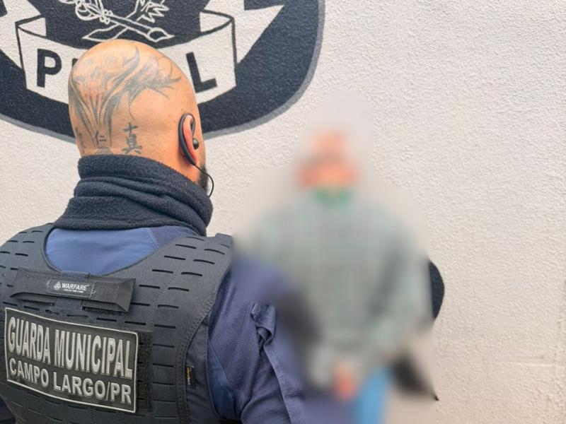 Guarda Municipal de Campo Largo homem procurado pela Justiça por importunação sexual
