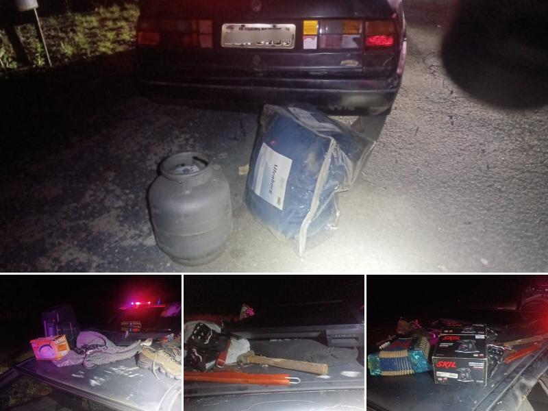 Guarda Municipal detém cinco suspeitos após arrombamento em área rural de Campo Largo