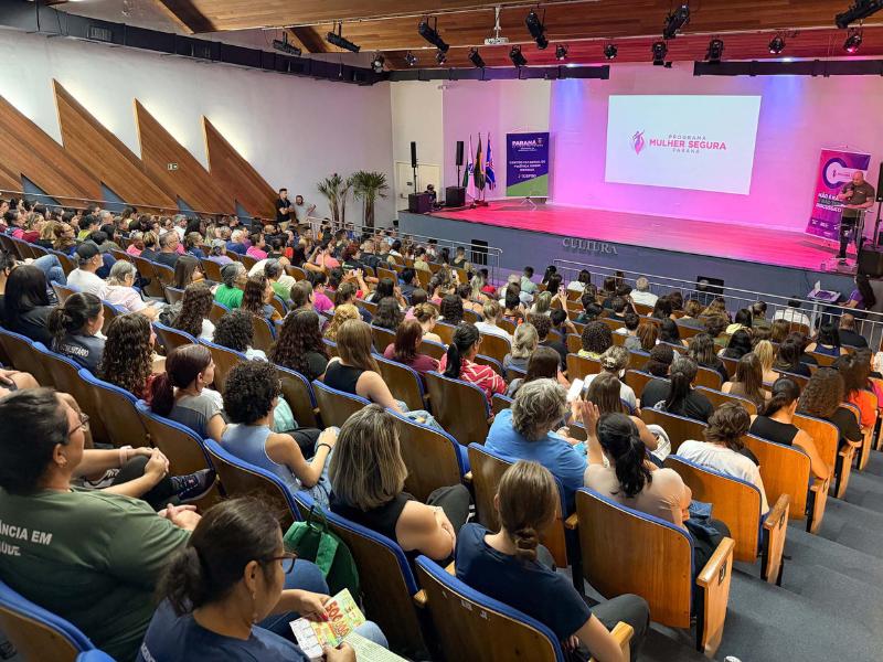 Secretaria da Segurança Pública leva palestras sobre proteção às mulheres a Campo Largo
