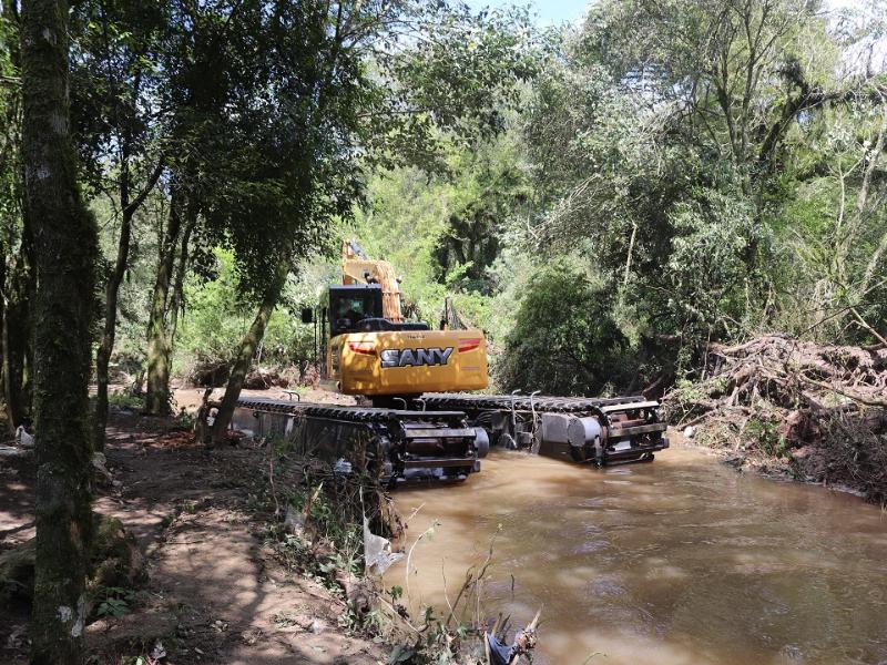 El Niño: Prefeitura faz obras emergenciais nos rios Cambuí, Itaqui e Verde