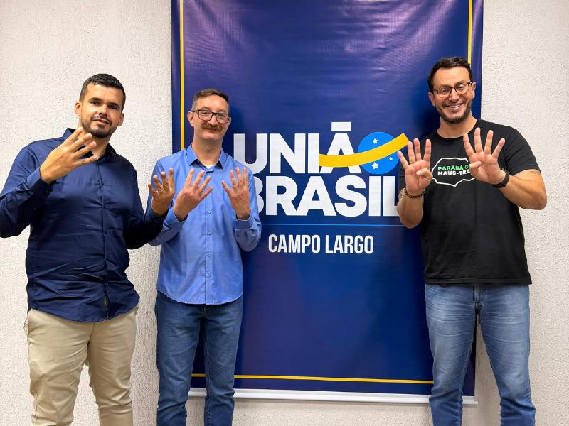 Vereador Rafael Freitas assume presidência do União Brasil em Campo Largo