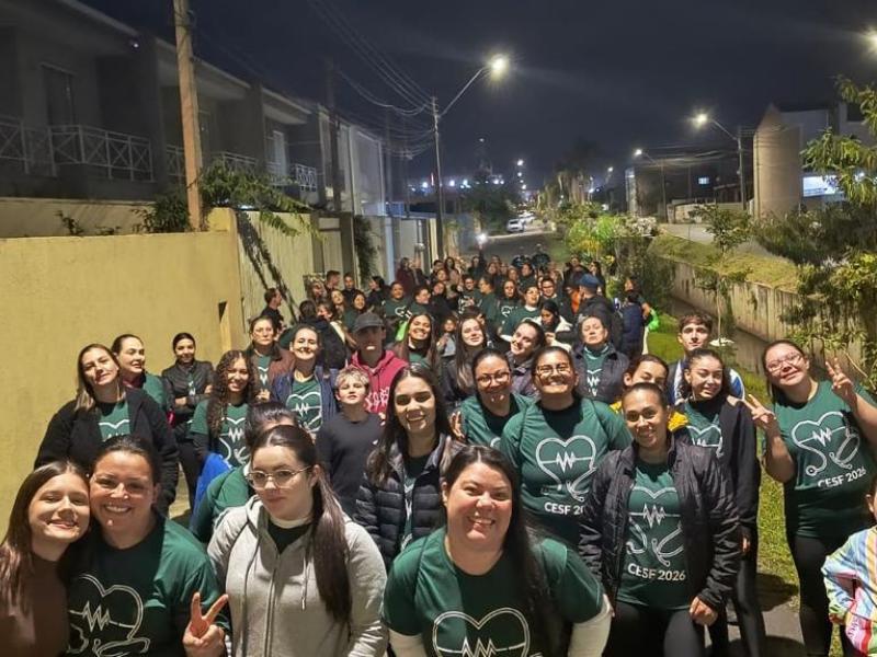 Semana da Enfermagem promove integração, saúde e bem-estar com estudantes do Colégio Sagrada Família
