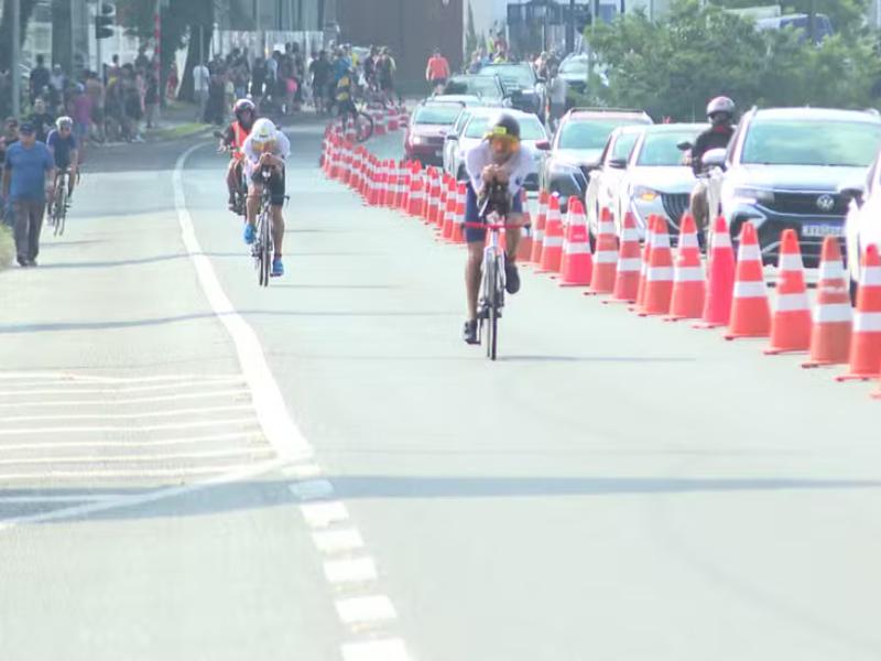 Atleta morre durante etapa de ciclismo do Ironman 70.3 em Curitiba