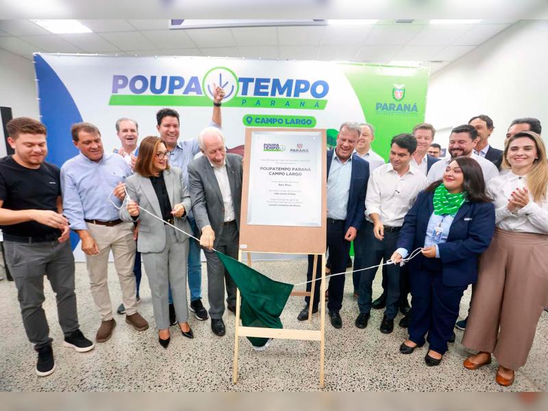 Com expectativa de 200 atendimentos por dia, Campo Largo ganha unidade do Poupatempo
