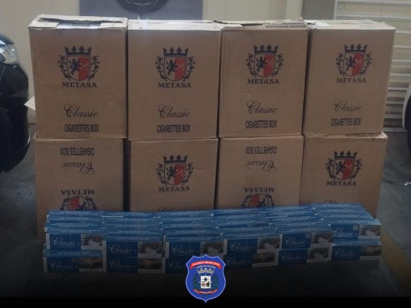 Carga de cigarros contrabandeados é apreendida pela Guarda Municipal de Campo Largo 