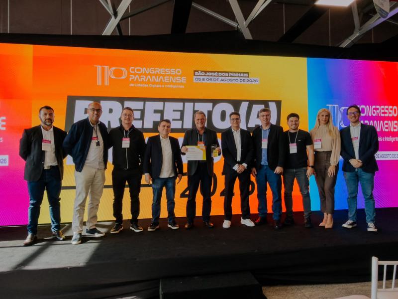 Campo Largo é premiado quatro vezes por iniciativas  que unem tecnologia, inovação e serviços públicos
