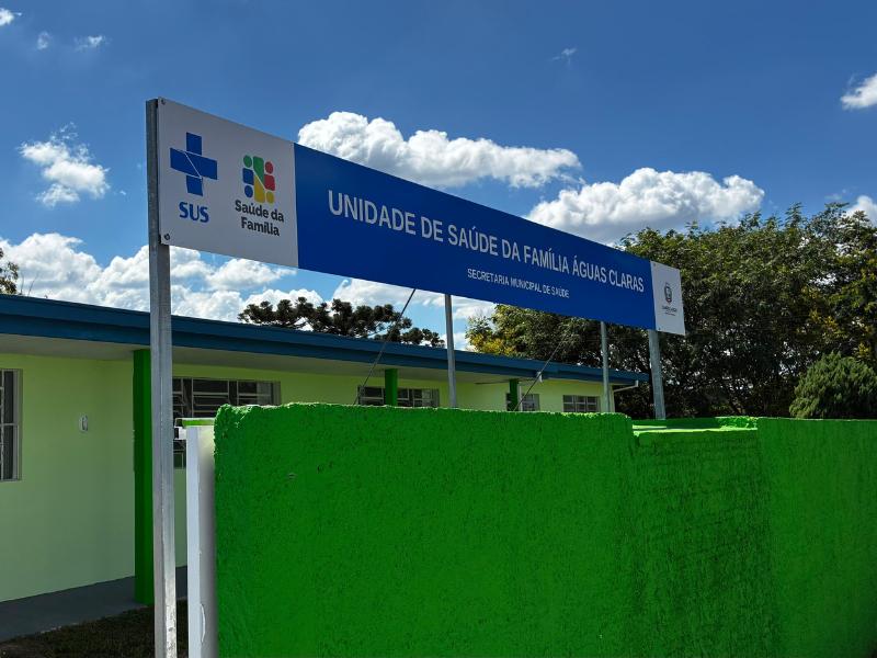 Unidade de Saúde da Família Águas Claras é entregue após reforma e reforça atendimento na região