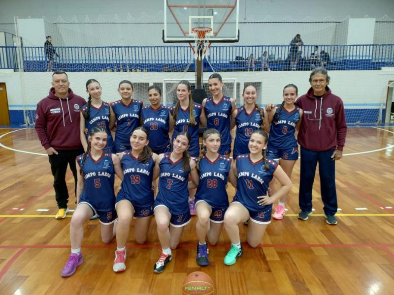 Basquetebol Feminino de Campo Largo avança às semifinais dos Jogos da Juventude do Paraná